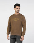 Men's "Michigan" Graphic Crewneck Sweatshirt – Olive Brown